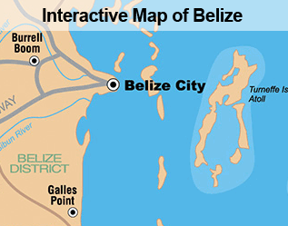 Interactive Map of Belize